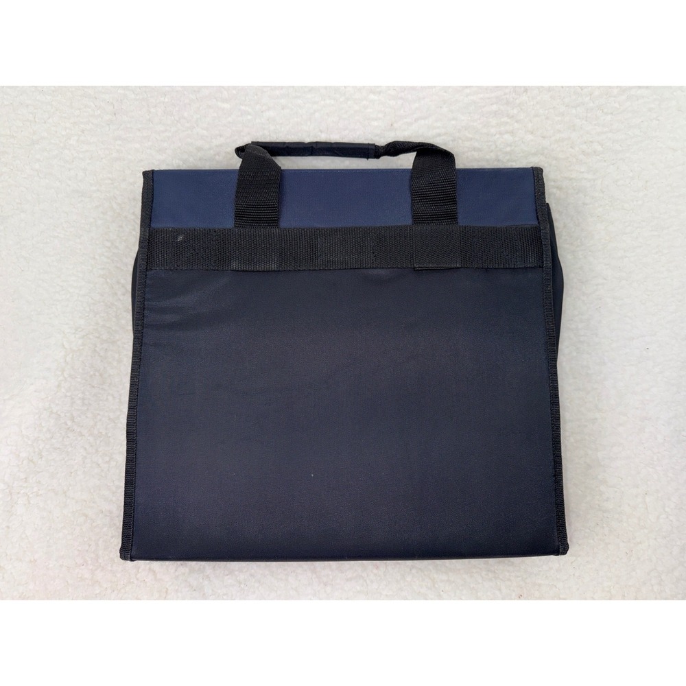 Crop In Style Paper Taker 12x12 Scrapbook Paper Storage Organizer Bag Navy Black - Picture 3 of 6
